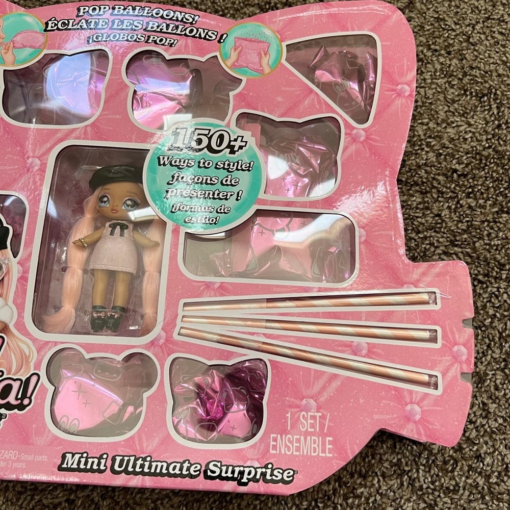 New Na Na Na Mini Ultimate Surprise Kitty Katwood 4" Mini Fashion Doll Kitty - Picture 7 of 8